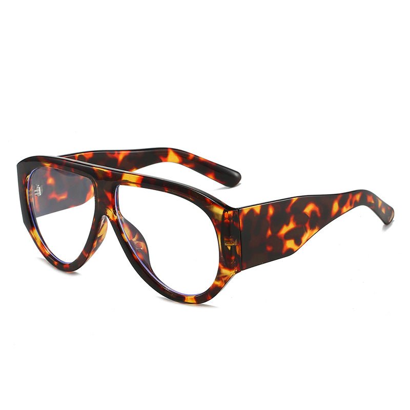 Big Frame Pilot Reading Glasses - Classic Oversized for Women & Men - HalleBeauty